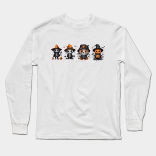 Pumpkin Halloween funny Long Sleeve T-Shirt